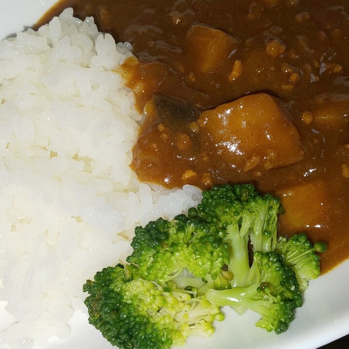 ナスとひき肉のカレー